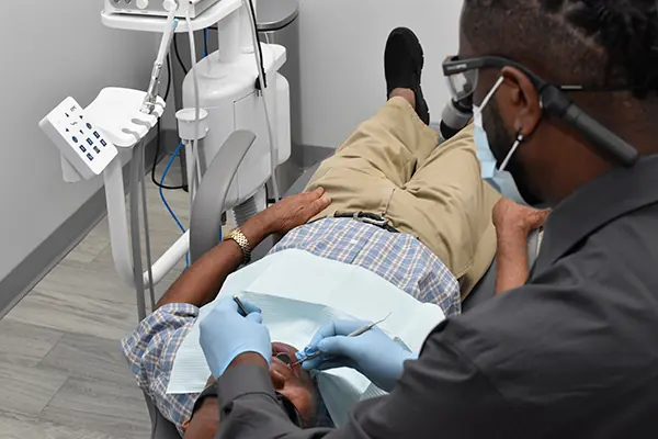 Dental treatment at True Smiles Dentistry